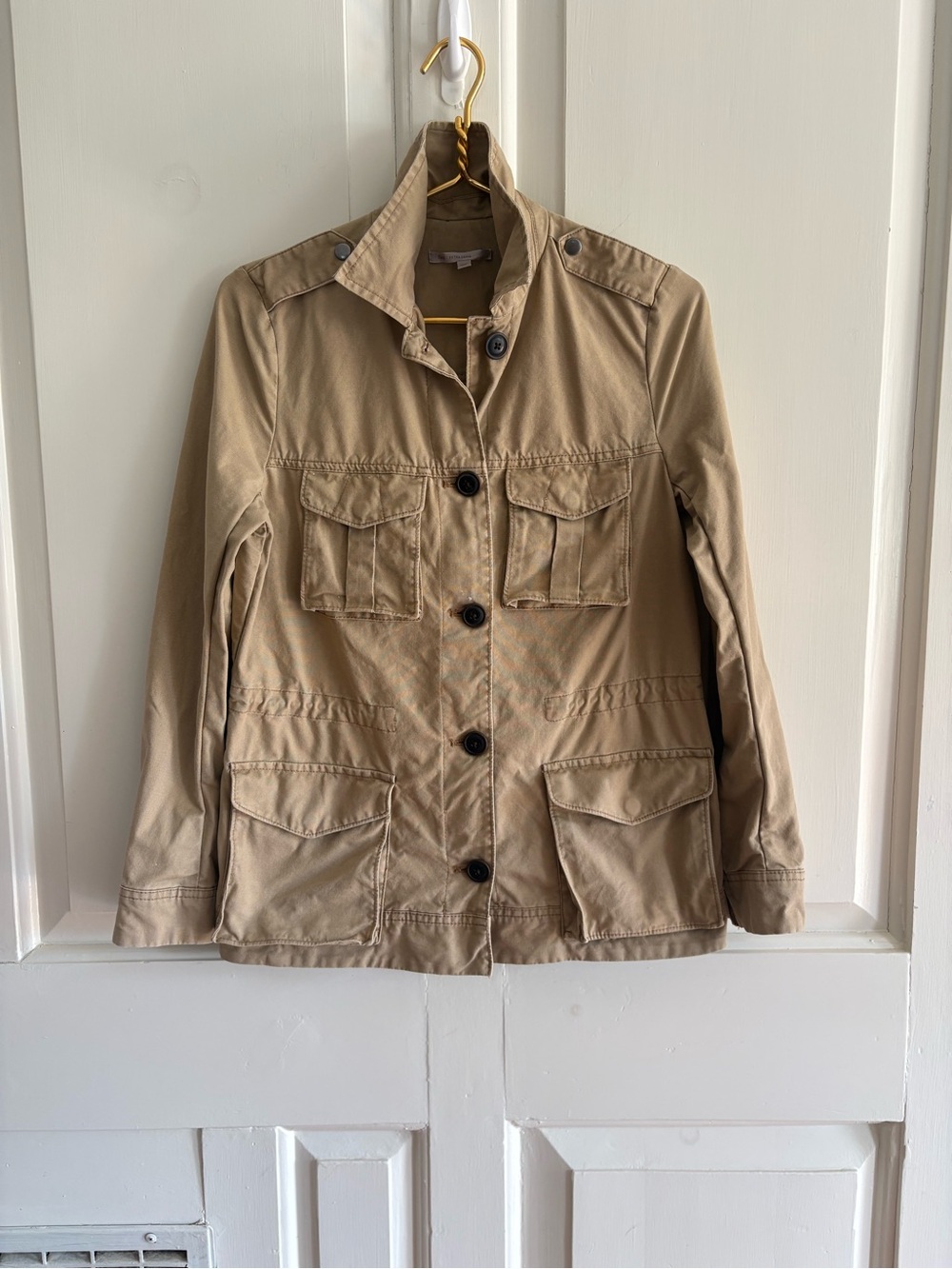 GAP Beige Jacket with Gold Accent